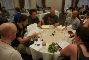 Ken runs a table of D&D Adventurers League at TsunamiCon 2014!